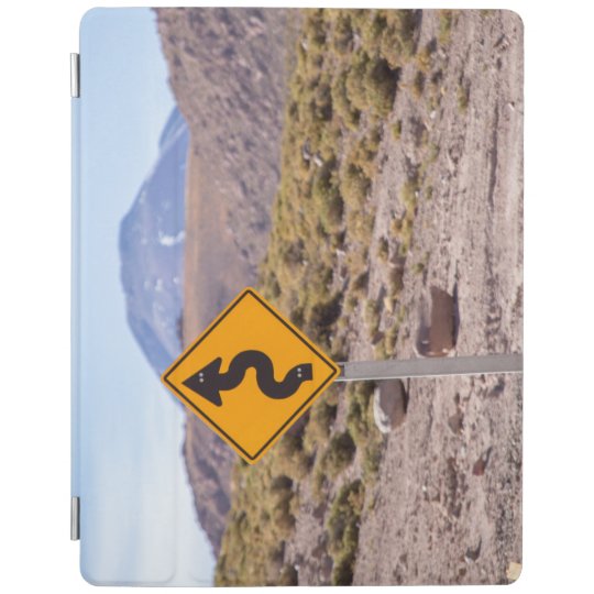 Cubierta De iPad Señal de tráfico en el desierto de Atacama