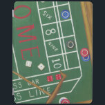Cubierta De iPad Tabla de las mierdas del casino con los<br><div class="desc">Asegúrese de que señora Luck esté en su lado con esta pintura de una tabla de las mierdas de Chariklia Zarris. Los dados se han lanzado y se están recogiendo,  junto con cualquier apuesta que perdía. ¡Ponga esta impresión llenada acción en su pared hoy!</div>