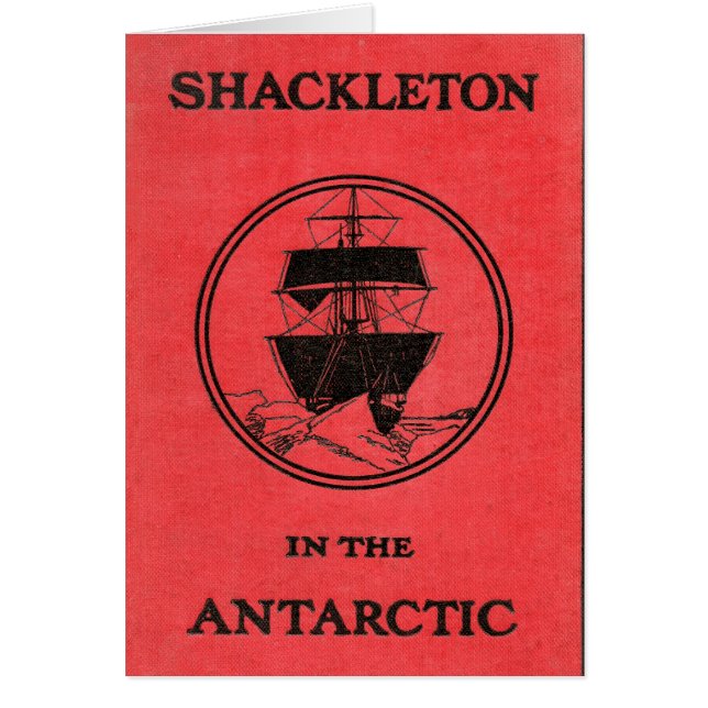Cubierta de libro antártica del Nimrod de Ernesto (Frente)