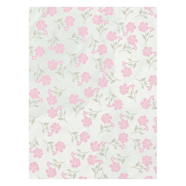 Cubierta de mesa de comedor floral | Mantel (Anverso)