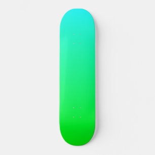 Cubierta de monopatín con gradiente verde y azul c