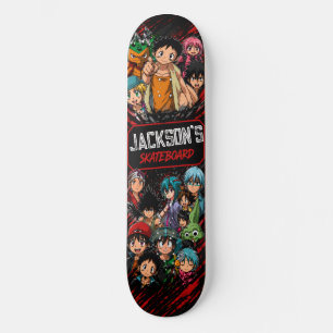 Cubierta de monopatín de regalo de anime personali