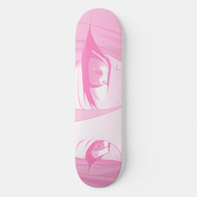 Cubierta de patinaje para skateboard Sad Anime Eye (Anverso)