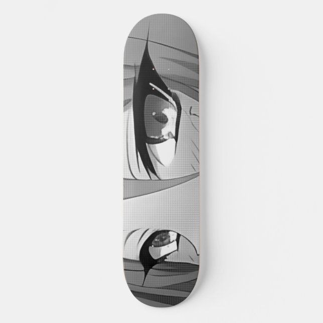 Cubierta de patinaje para skateboard Sad Anime Eye (Anverso)