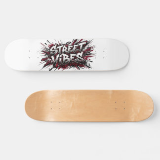 Cubierta de Patineta con Grafiti Street Vibes