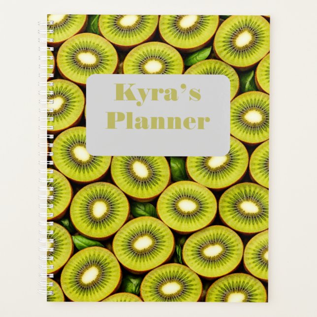 Cubierta de Planificador de Fruta Kiwi  (Anverso)