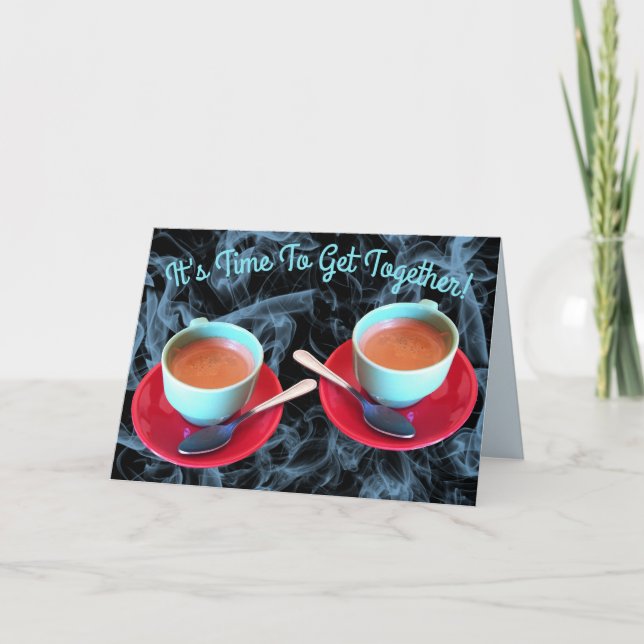Cubierta de plantilla Coloridas Cups de expreso en (Anverso)