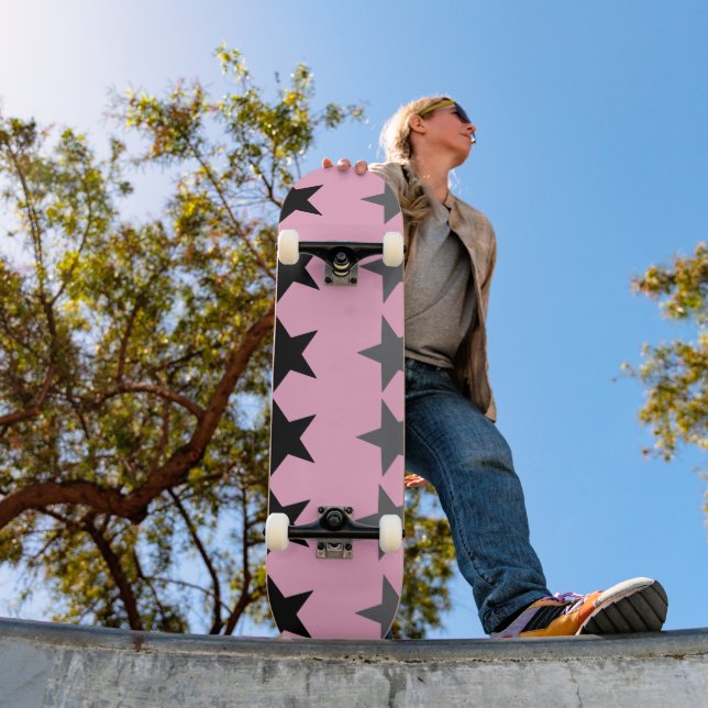 Cubierta de Skateboard Celestial Pink Silver (Exterior 1)