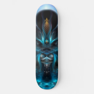 Cubierta de skateboard de arte fractal de Penapia