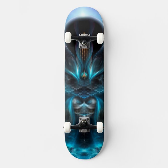 Cubierta de skateboard de arte fractal de Penapia (Anverso)