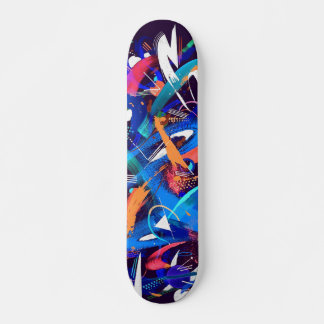 cubierta de skateboard de tormenta