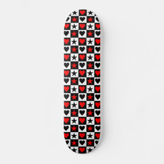 Cubierta de skateboard Emo Hearts & Stars