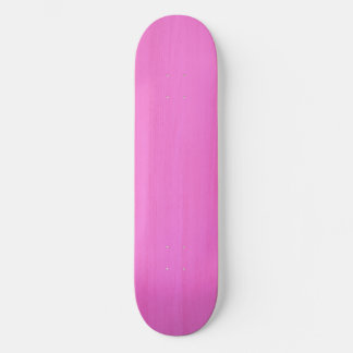 Cubierta de skateboard en blanco