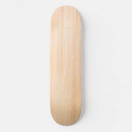 Cubierta de skateboard en blanco