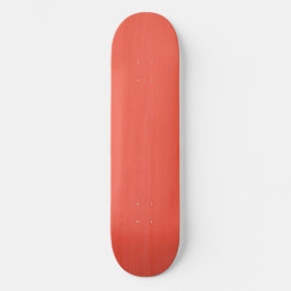 Cubierta de skateboard en blanco