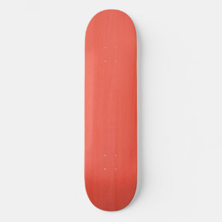 Cubierta de skateboard en blanco