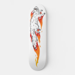 Cubierta de skateboard Fiery Speedy Squirrel