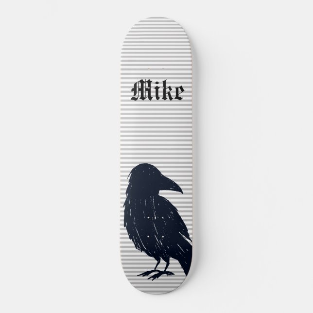 Cubierta de skateboard personalizada de silueta de (Anverso)