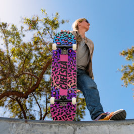 Cubierta de skateboard personalizada Leopard