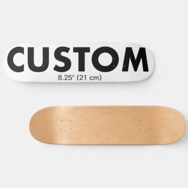 Cubierta de skateboard personalizada para personal (Personalized custom Skateboard Deck 8.25 inch (21 cm))