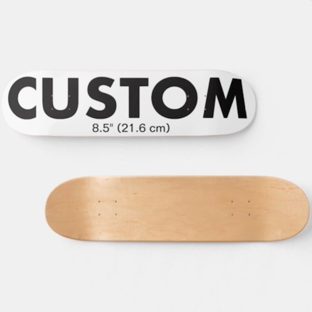 Cubierta de skateboard personalizada para personal (Personalized custom Skateboard Deck 8.5 inch (21.6 cm))