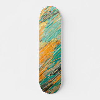 Cubierta de skateboard texturizada abstracta en az