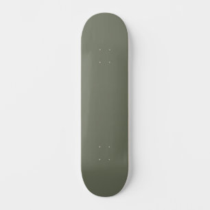 Cubierta de skateboard verde Moss minimalista - Pe