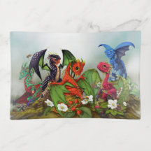 Cubierta de trinket de cocina de Berry Dragons mix