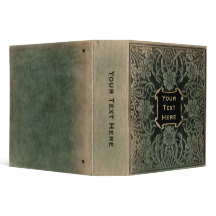 Cubierta decorativa de libros antiguos: Diseño flo