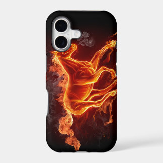 CUBIERTA DEL CASO DEL CABALLO DEL FUEGO IPHONE5