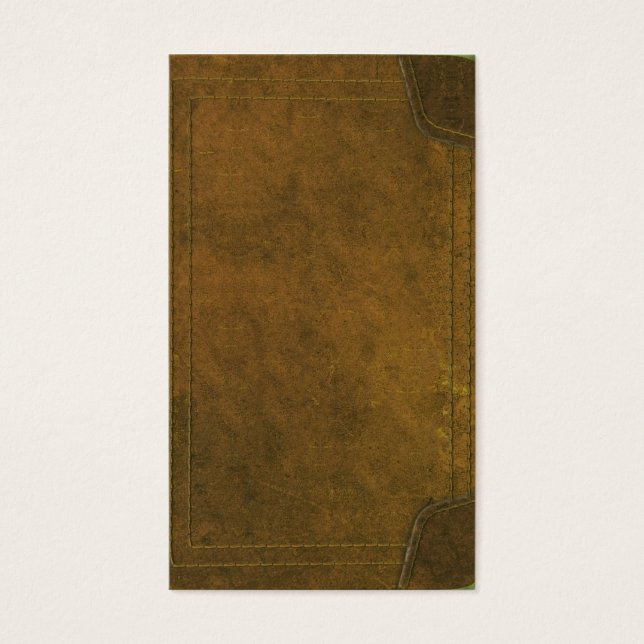 cubierta del libro de cuero antiguo (Frente)