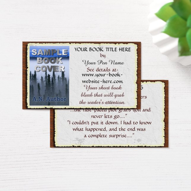 Cubierta del libro de promoción de escritores/auto (Escritorio)