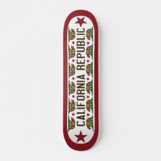 Cubierta del monopatín de la república de Californ
