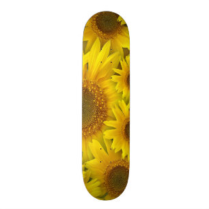 Cubierta del monopatín del girasol