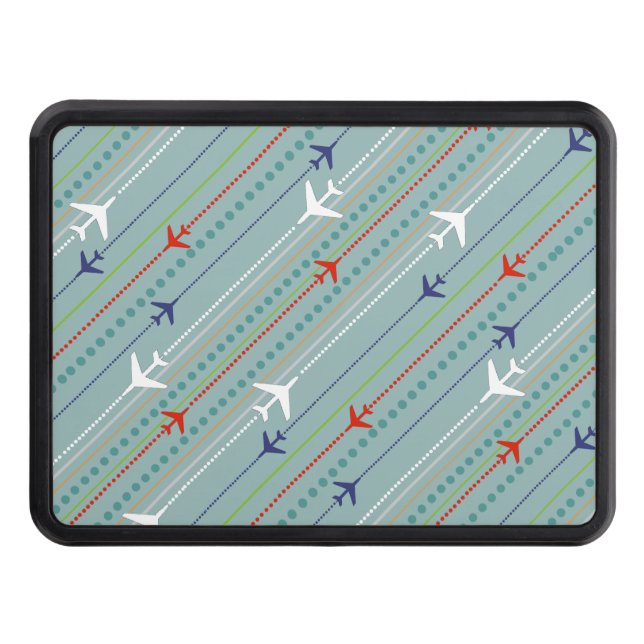 Cubierta del patrón del avión retro (Anverso)