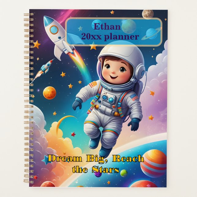 Cubierta del planificador espacial infantil de per (Anverso)