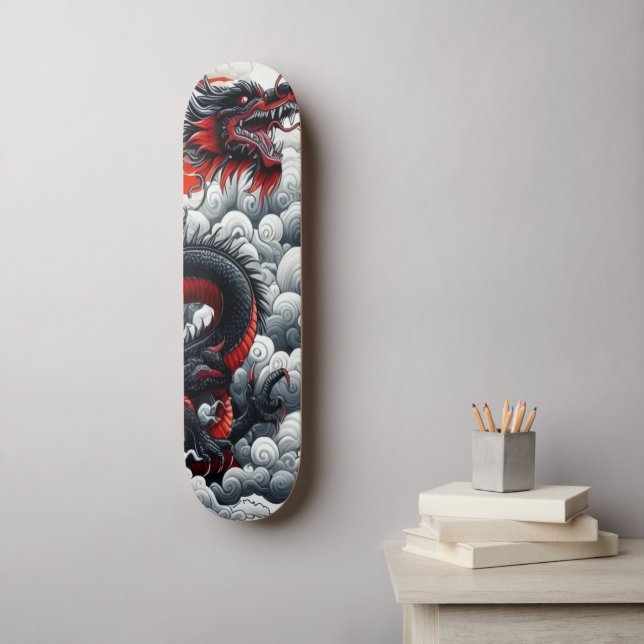 Cubierta Draco Skateboard (Arte de la pared)
