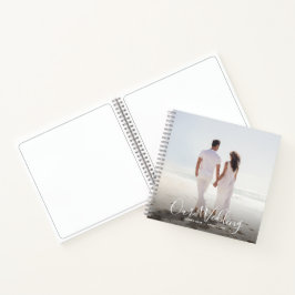 Cubierta dura del libro de bodas