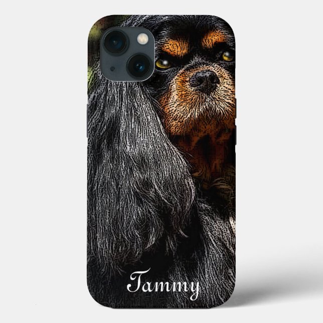 cubierta iphone, cavalier spaniel, Fundas para iPh (Reverso )