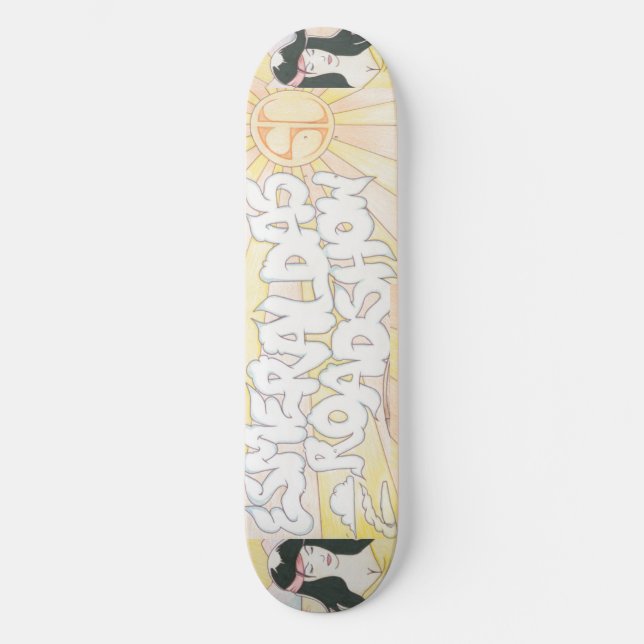 Cubierta oficial de skateboard de Esmeralda en la  (Anverso)