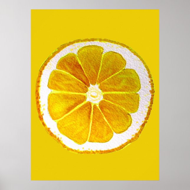 Cubierta original de limón de arte pop (Frente)