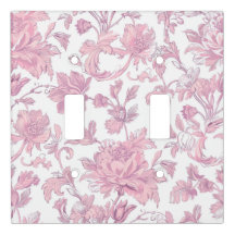 Elegante Chinoisería Floral Rosa 