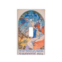 Poster de Alphonse Mucha en el Festival Sokol (192