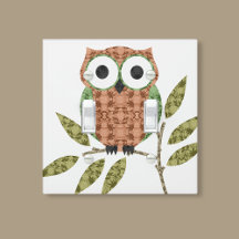 Tapa del interruptor de luz de búho