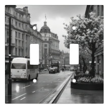 Vista elegante de la calle