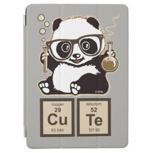 Cubierta Para iPad Air Lindo descubierta panda de la química