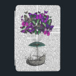 Cubierta Para iPad Mini Aeronave de mariposa 2 morada y verde<br><div class="desc">Children's</div>