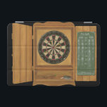 Cubierta Para iPad Mini Cartel con puntuación de críquet<br><div class="desc">Una pintura increíblemente realista de un tablero de dartboard de Jennifer Goldberger. Parece que se está llevando a cabo un encendido juego de críquet. ¡Compra tu huella hoy!</div>