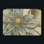 Cubierta Para iPad Mini Flor azul Lotus en un fondo tan simple con escritu<br><div class="desc">Una hermosa flor azul de loto en plena floración es el foco de esta pieza. El centro amarillo casi hipnotiza en su gloria. Añade un poco de elegancia a tu casa con esta impresión!</div>