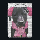 Cubierta Para iPad Mini Labrador negro con los manguitos del oído<br><div class="desc">Mascotas</div>